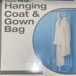The Container Store Clear PEVA Hanging Garment Bag - White